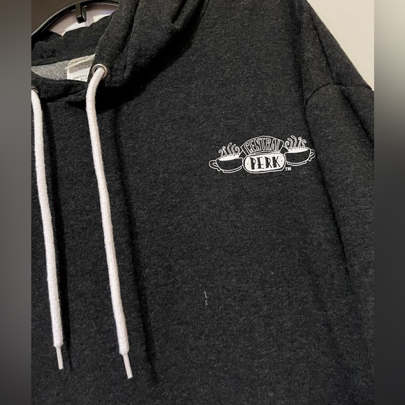 •Target• Ladies’ Friends Central Perk Coffee Logo Black Sweatshirt (XL Tall) - Picture 3 of 4